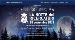 Desktop Screenshot of nottedeiricercatori.tn.it