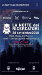 Mobile Screenshot of nottedeiricercatori.tn.it